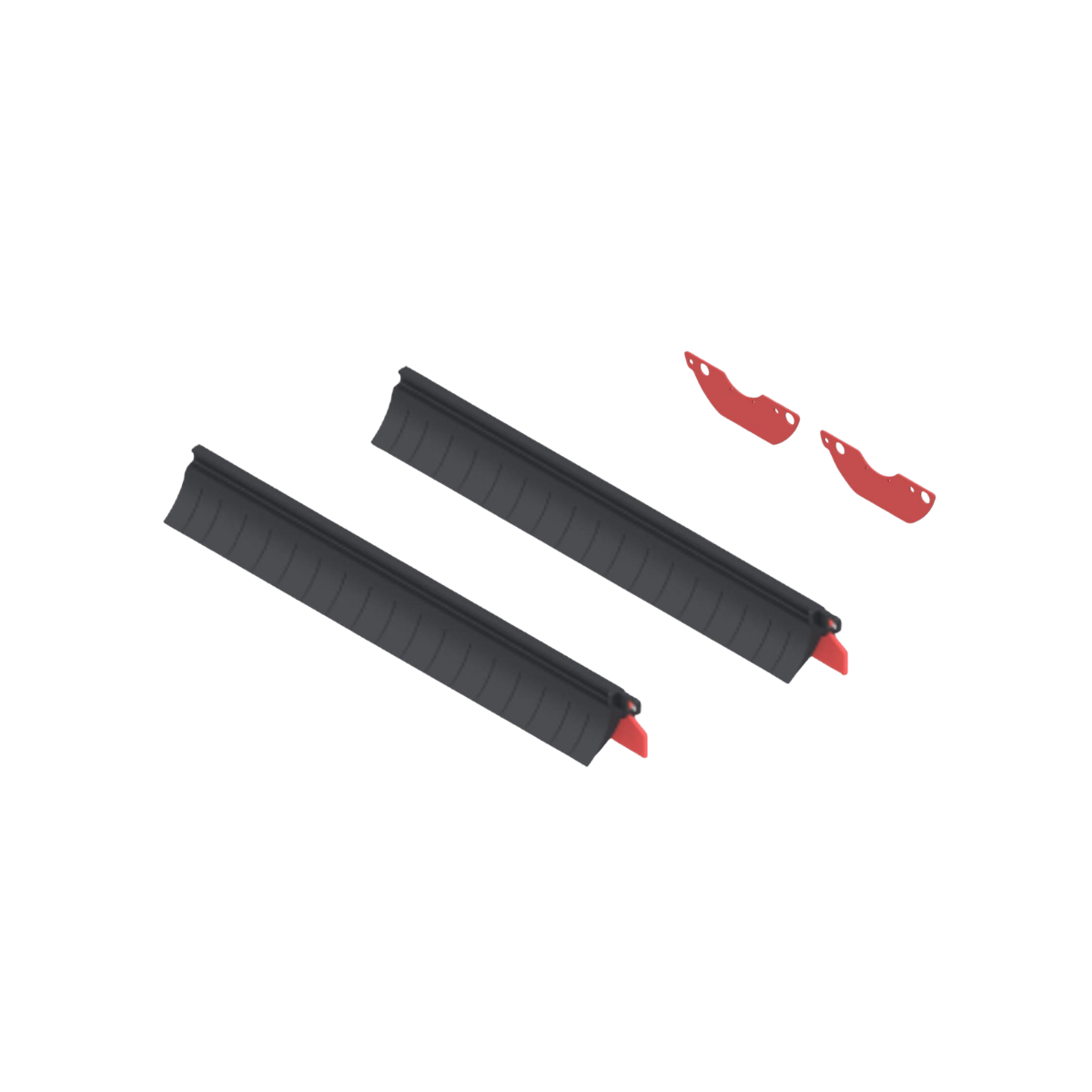PUDU BG1, BG1 Pro Rollbürste Hinteres Gummiset (ROT)