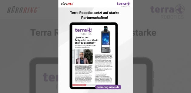 Terra Robotics und BÜRORING: Partnerschaft für smarte Robotiklösungen im Fachhandel