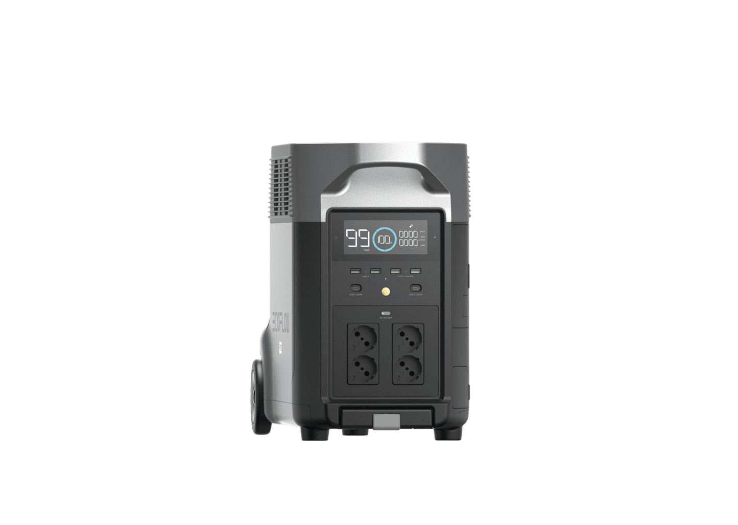 EcoFlow DELTA Pro Powerstation 3600 Wh LiFePO4 3600 W X-Boost 6500 Zyklen Smart App TR