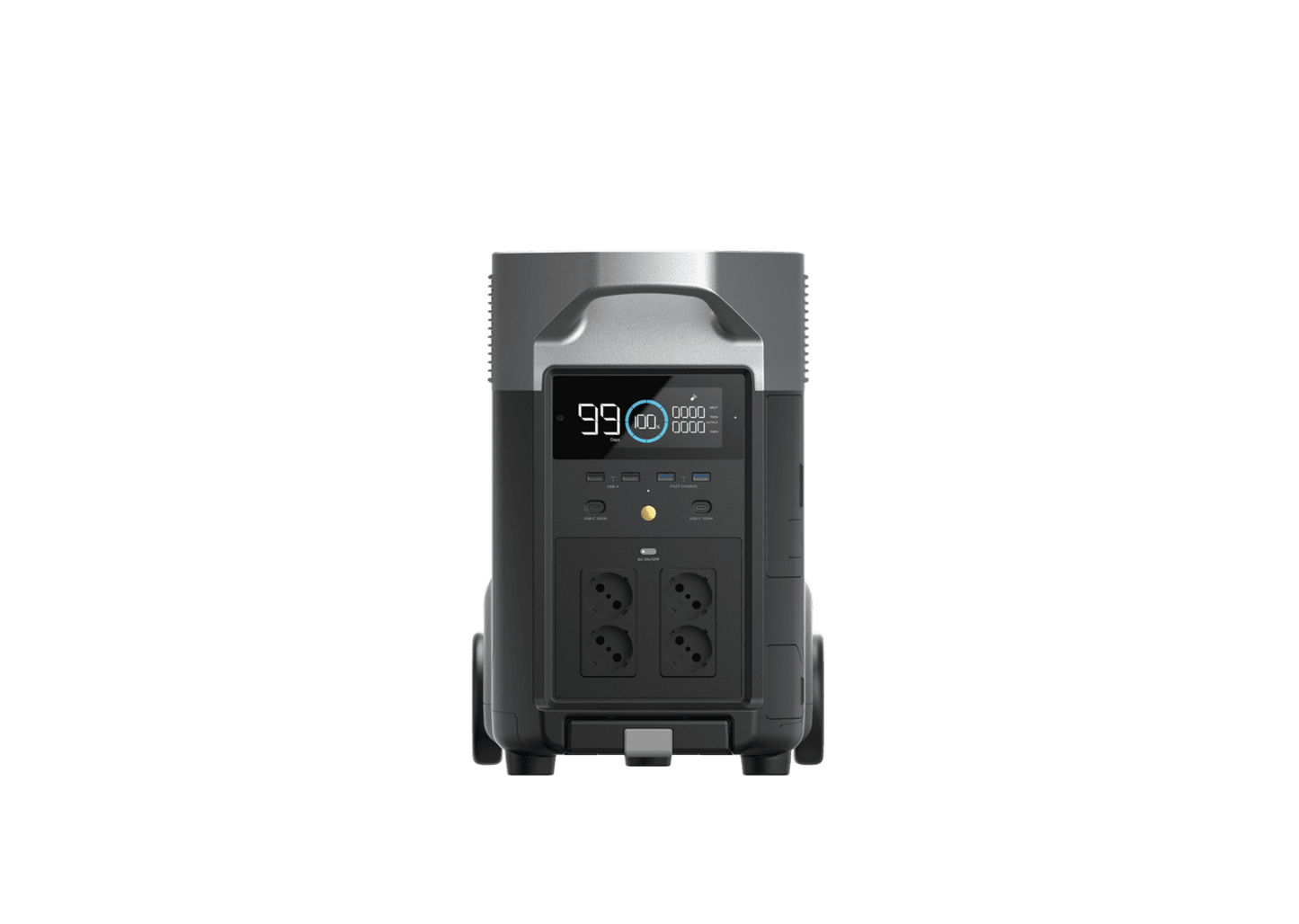 EcoFlow DELTA Pro Powerstation 3600 Wh LiFePO4 3600 W X-Boost 6500 Zyklen Smart App TR
