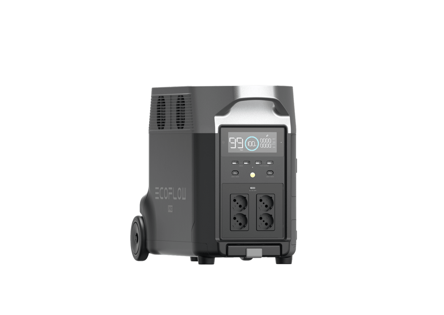 EcoFlow DELTA Pro Powerstation 3600 Wh LiFePO4 3600 W X-Boost 6500 Zyklen Smart App TR