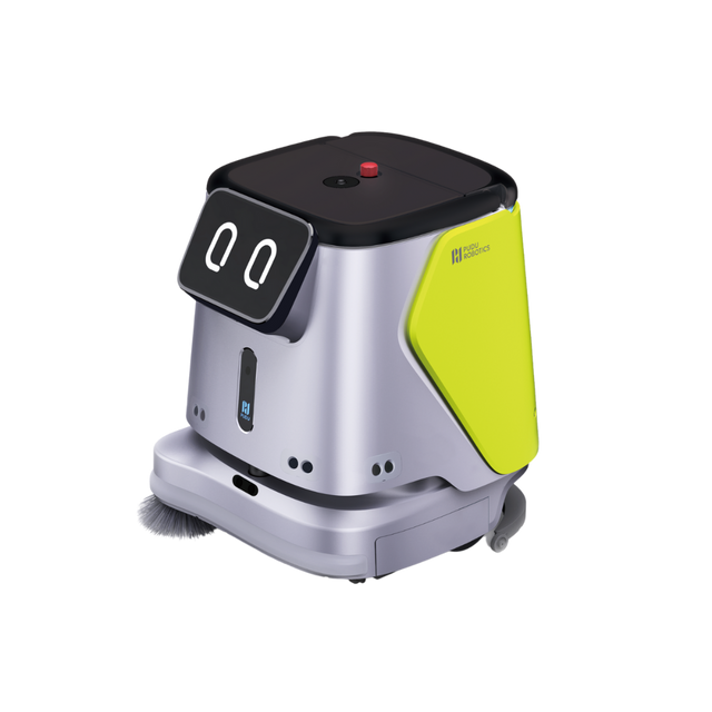 Moderner Reinigungsroboter CC1 mit neuem Design und Navigation für effiziente Bodenpflege