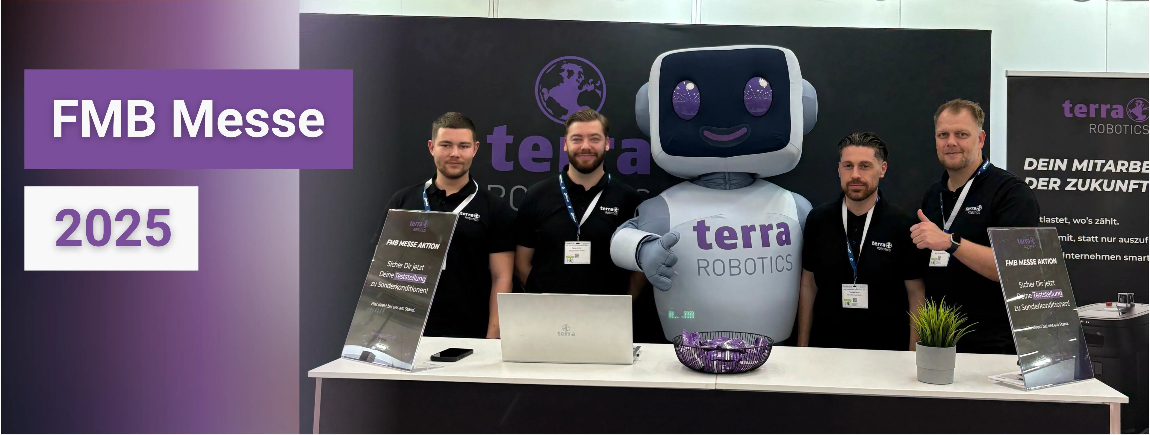 Terra Robotics Team präsentiert smarte Robotiklösungen auf der FMB Messe 2025 in Deutschland