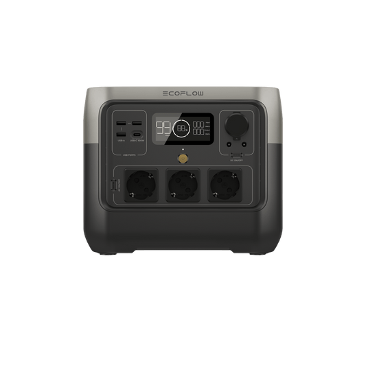 EcoFlow RIVER 2 Pro 768 Wh LiFePO4 Powerstation 800 W X-Boost 1600 W Schnellladung TR - Terra-Robotics
