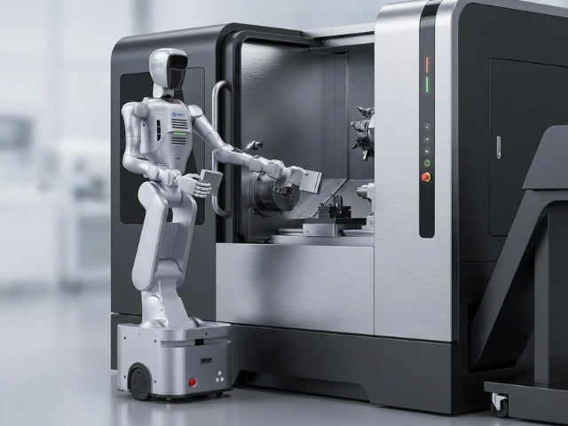 DOBOT ATOM-W bei der automatisierten Beschickung einer Arbeitsstation