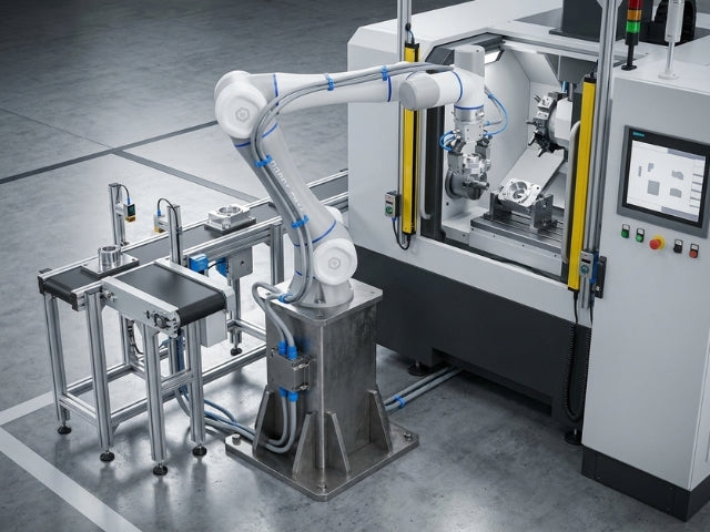 DOBOT CR7A mit Greifer und industrieller Anlagenanbindung