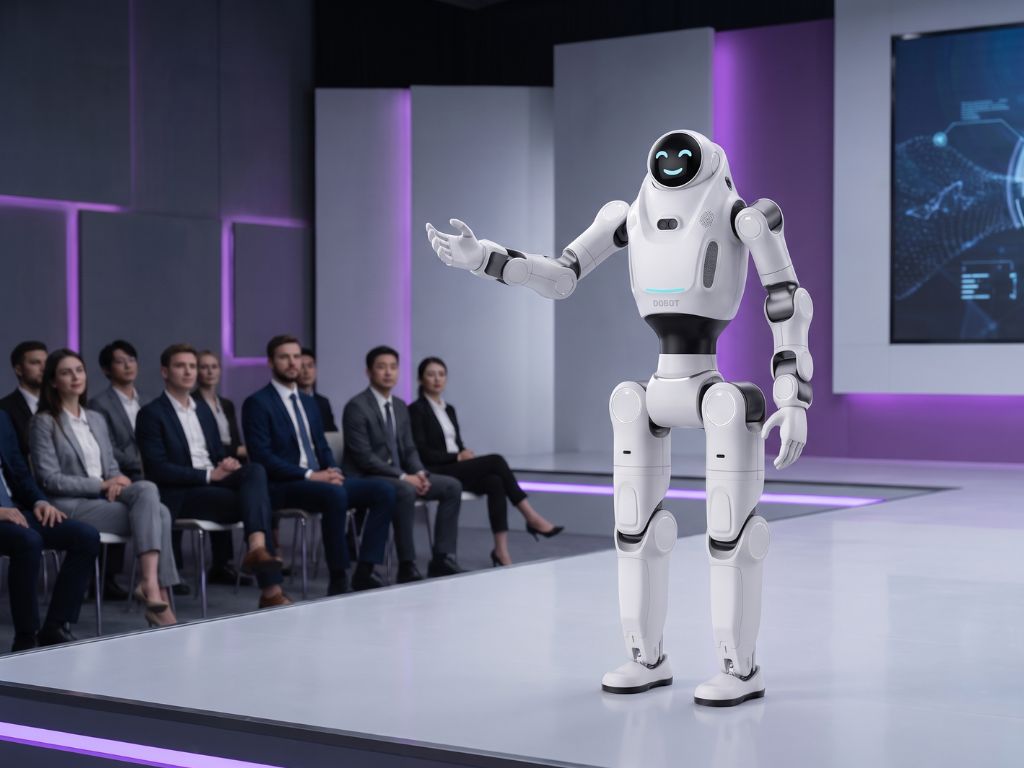 DOBOT LUMO L1 humanoider Roboter in Museum Technologiezentrum und Erlebniswelt