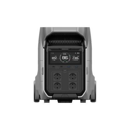 EcoFlow DELTA Pro 3 Powerstation 4096 Wh LiFePO4 4000 W erweiterbar Smart App schwarz TR