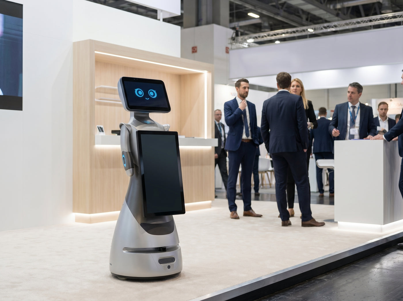 OrionStar GreetingBot AD als digitaler Promotion-Roboter auf Messe und Event