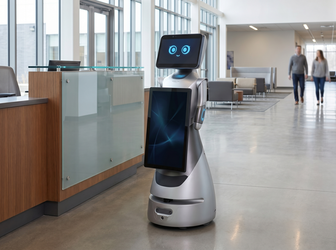 OrionStar GreetingBot AD in öffentlichen Gebäuden für Information und Besucherkommunikation