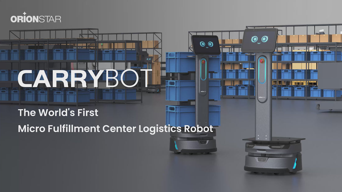 CarryBot transportiert bis zu 100 Kilo erkennt Hindernisse interagiert mit Robotern und meistert Rampen
