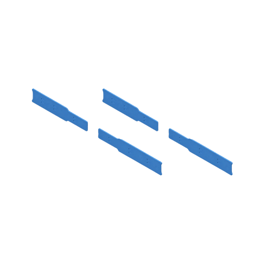 PUDU BG1, BG1 Pro Seitengummi für Scheibenbürsten-Set (blau) - Terra-Robotics