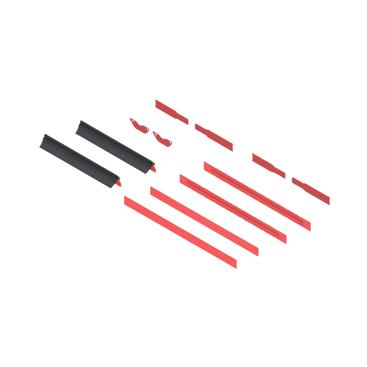 PUDU BG1, BG1 Pro Gummi-Set (ROT)