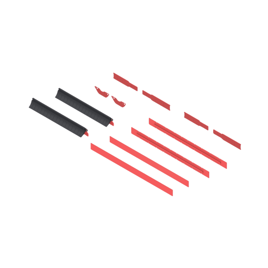 PUDU BG1, BG1 Pro Gummi-Set (ROT) - Terra-Robotics