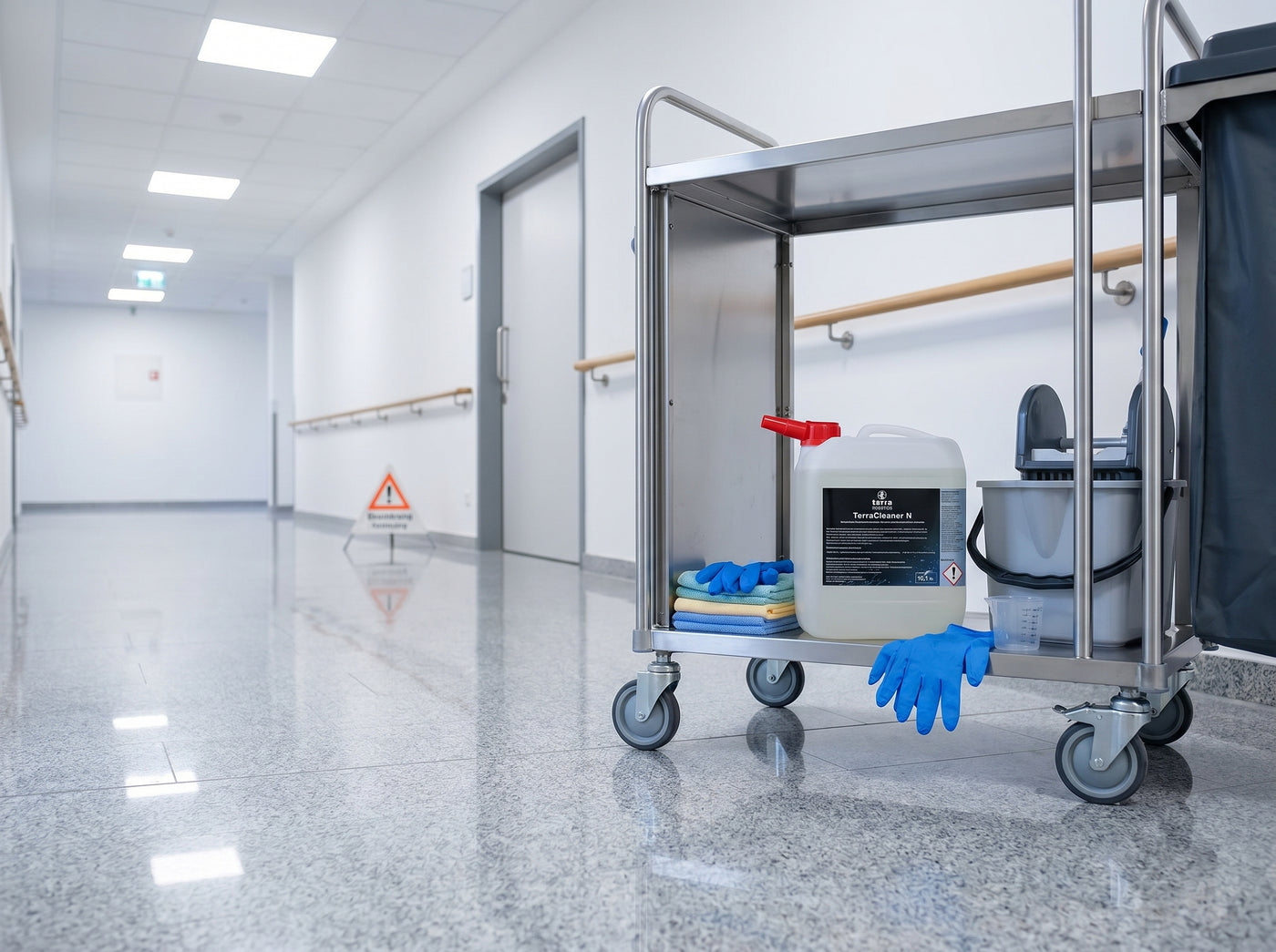 TerraCleaner für hygienische Reinigung in Klinik Pflege und Healthcare Bereichen