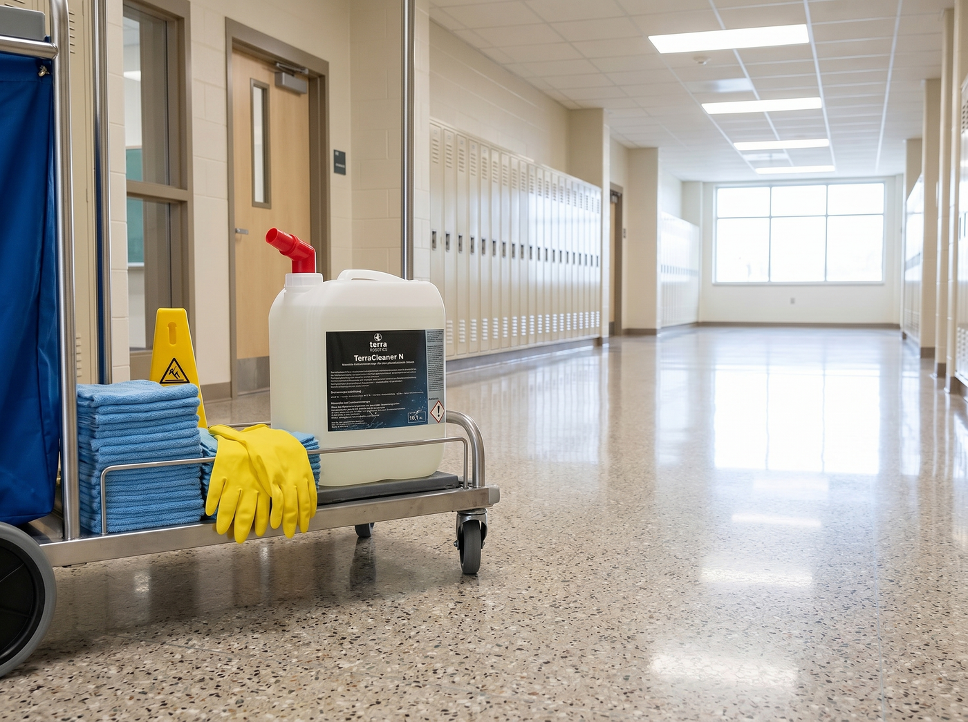 TerraCleaner Reinigungsmittel für Schulen öffentliche Gebäude und Bildungseinrichtungen