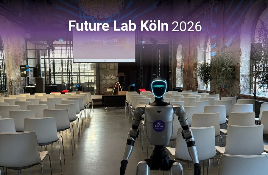 Humanoider Roboter von Terra Robotics beim Future Lab Köln 2026