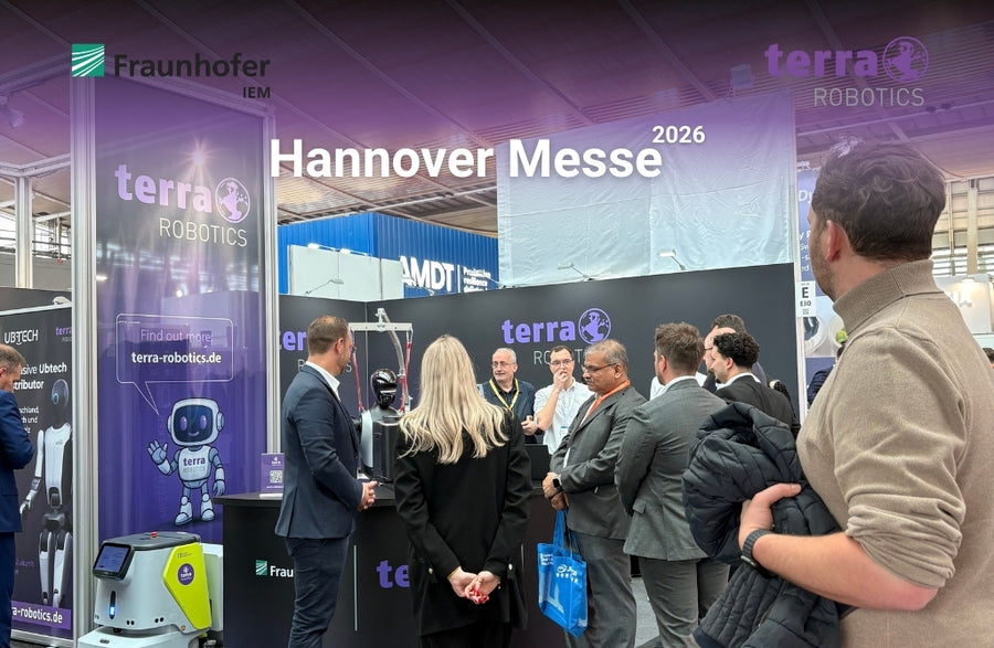 Terra Robotics auf der Hannover Messe 2026 mit Fraunhofer und humanoider Robotik