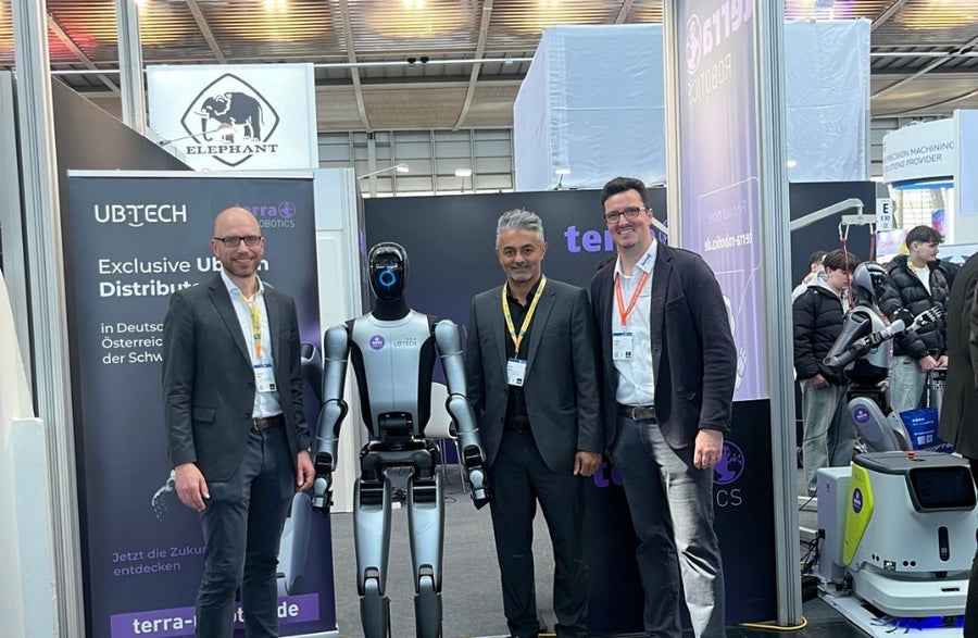 UBTECH und Terra Robotics auf der Hannover Messe 2026 mit humanoidem Roboter
