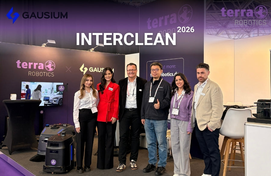 Terra Robotics und Gausium auf der Interclean 2026 mit autonomen Reinigungsrobotern