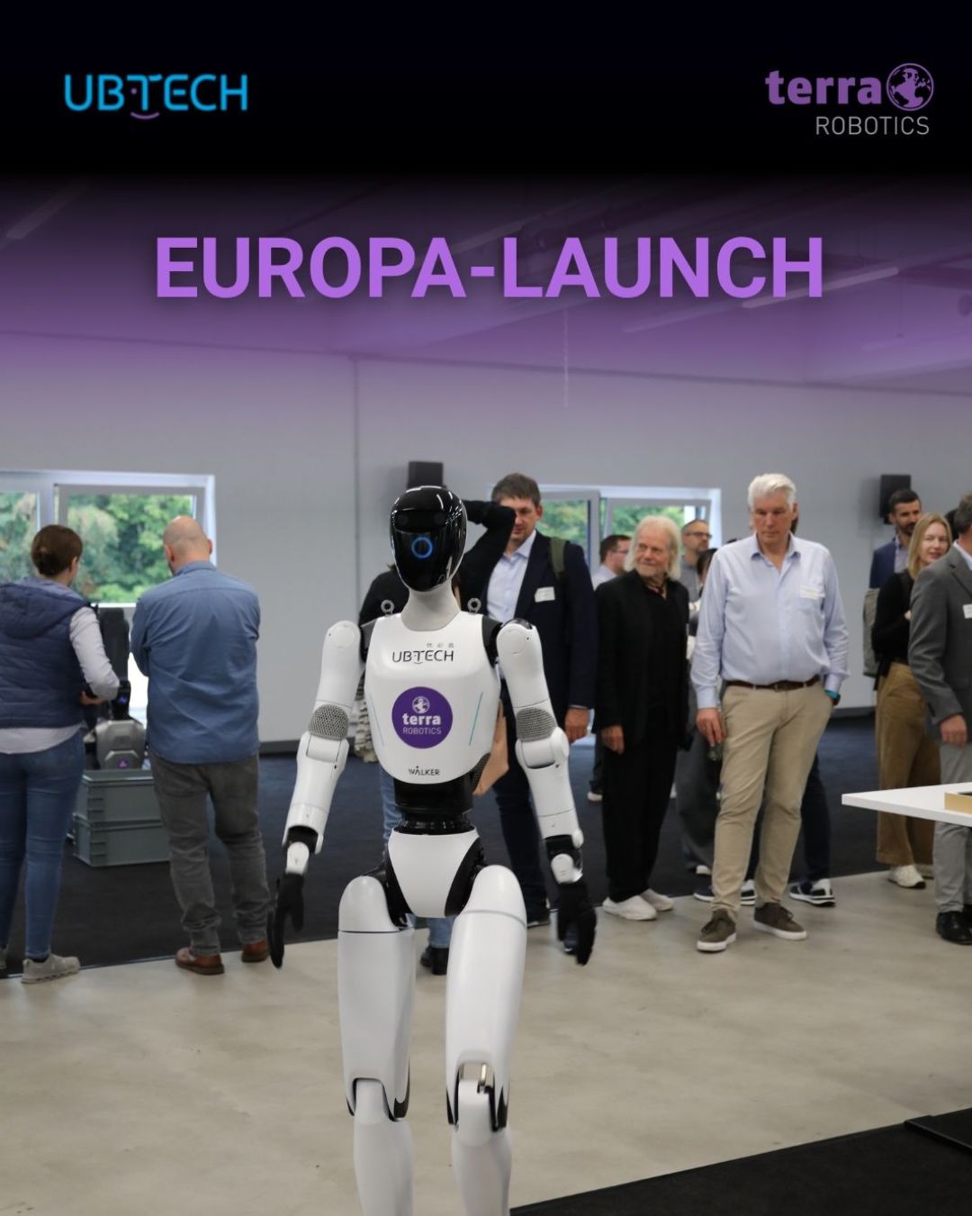 UBTECH Europa-Launch bei Terra Robotics mit drei neuen Robotermodellen für Industrie, Forschung und Service