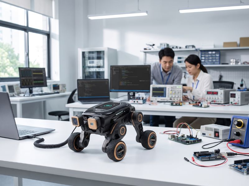 UBTECH UGOT bei Robotik Workshops Coding Kursen und Projektarbeit